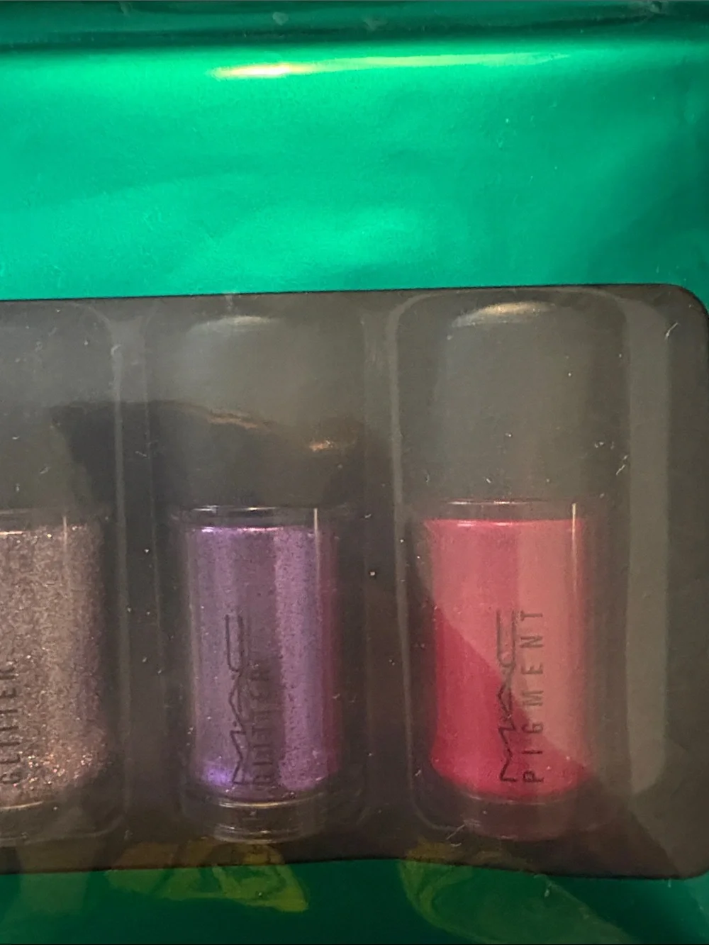 MAC Cosmetics Glitter Pigment Minis — White, Glitter Pink, Purple, Rose